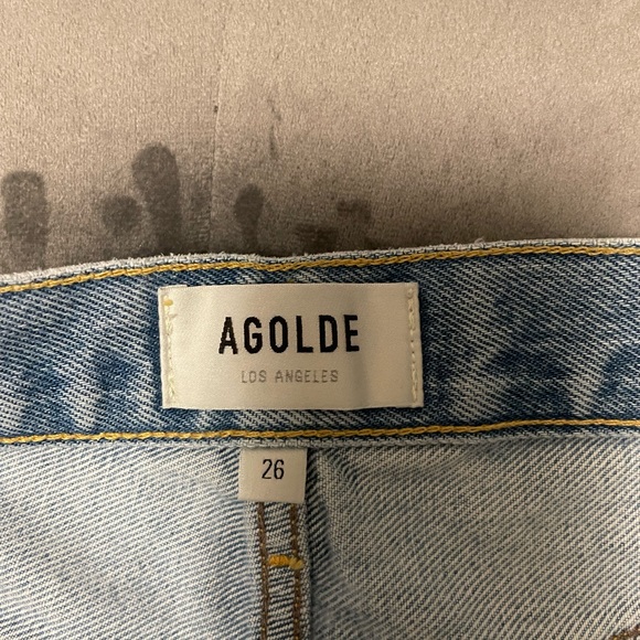 AGOLDE Jean shorts. Parker distressed denim - Swapmeet. Size 26 - Picture 4 of 4
